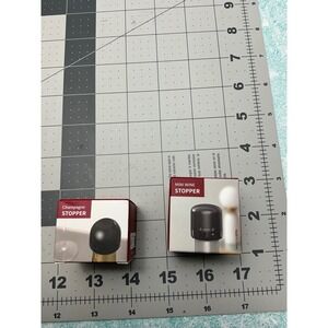 Champagne Stopper &‎ Mini Wine Bottle Stopper Sealer Leakproof Sparkling Wine